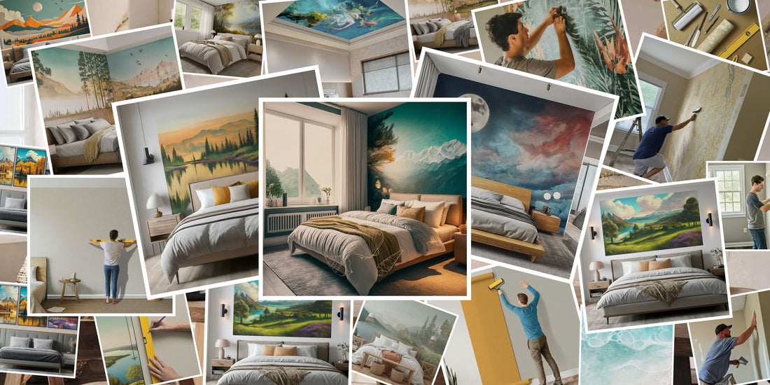 The Complete Guide on Installing Wall Murals in the Bedroom