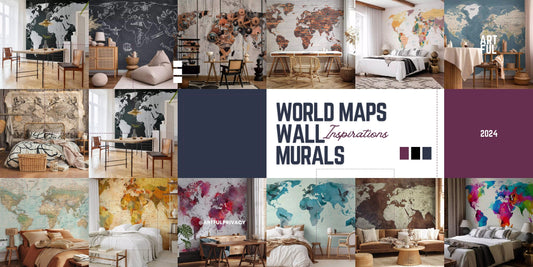 World Map Wall Murals: Inspiring Ideas for Every Room