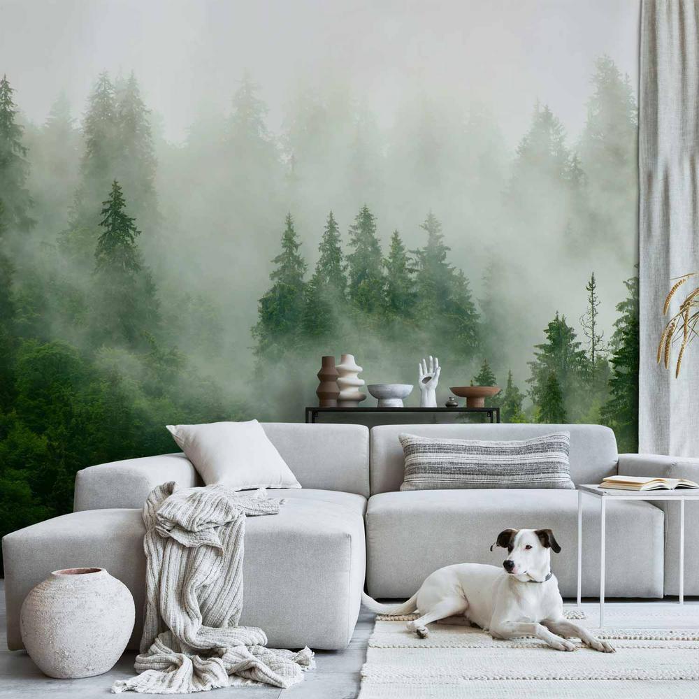 Wall Mural - Mountain Forest (Green)