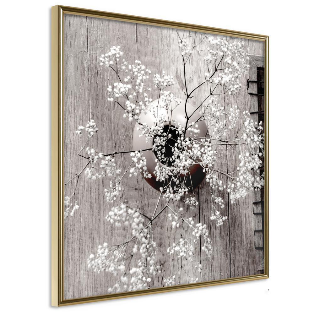 Botanical Wall Art - Reminiscence of Spring (Square)-artwork for wall with acrylic glass protection