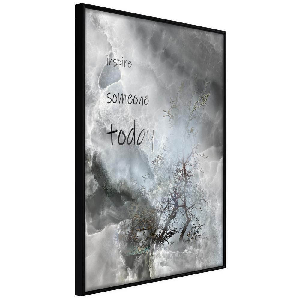 Motivational Wall Frame - Inspire Someone-artwork for wall with acrylic glass protection