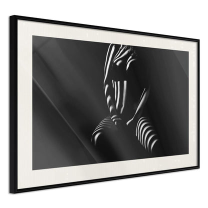 Wall Decor Portrait - Blinds Shadow-artwork for wall with acrylic glass protection