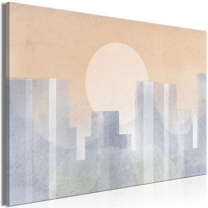 Canvas Print - Modern City (1 Part) Wide - Second Variant-ArtfulPrivacy-Wall Art Collection