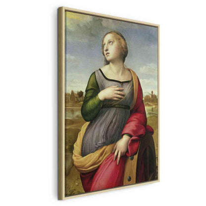 Canvas Print - St Catherine of Alexandria (Rafael Santi)