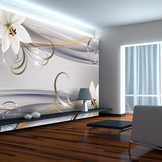 Wall Mural - Remember the Lilies-Wall Murals-ArtfulPrivacy