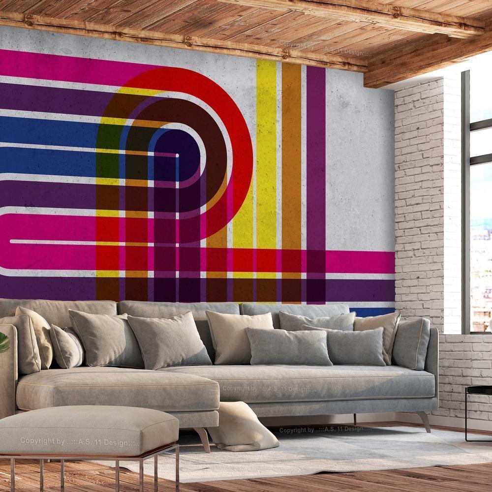 Wall Mural - Technicolor-Wall Murals-ArtfulPrivacy