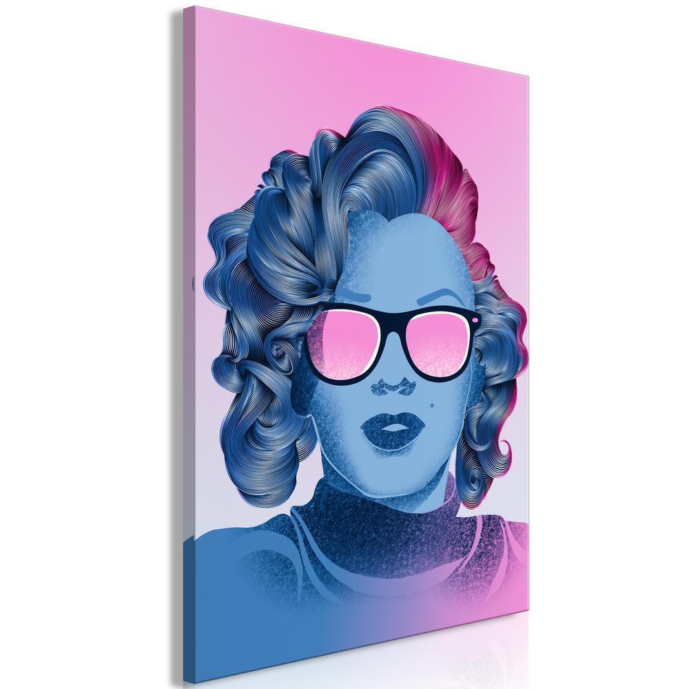 Canvas Print - Norma Jeane (1 Part) Vertical-ArtfulPrivacy-Wall Art Collection