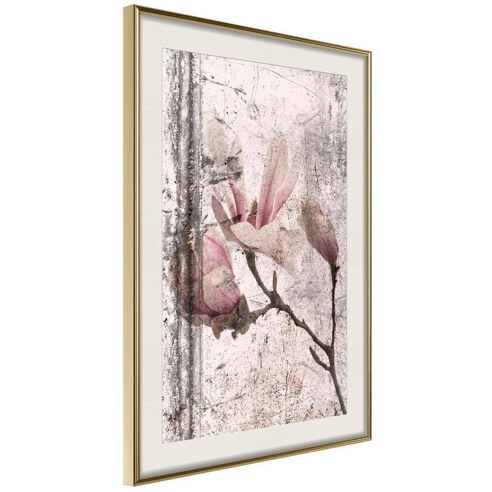 Botanical Wall Art - Queen of Spring Flowers III-artwork for wall with acrylic glass protection