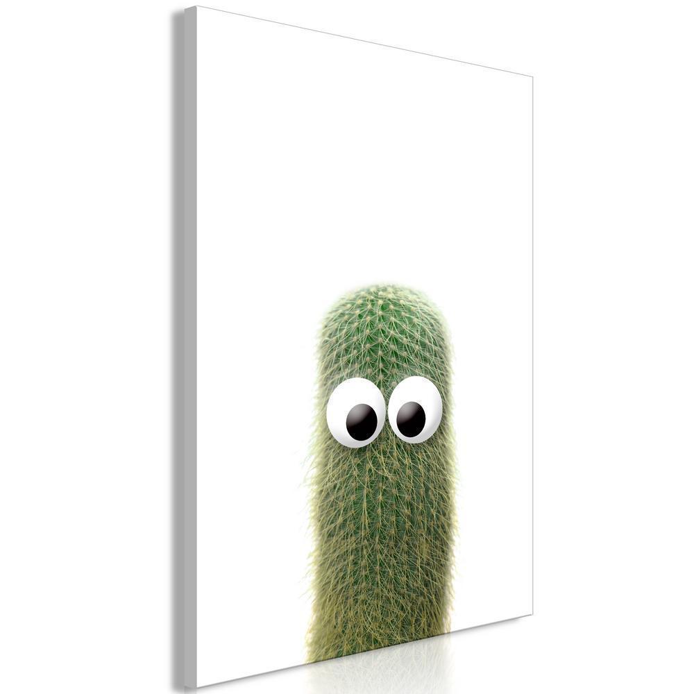 Canvas Print - Prickly Friend (1 Part) Vertical-ArtfulPrivacy-Wall Art Collection