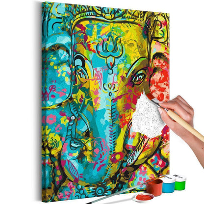 Paint By Numbers Kit - Colourful Ganesha