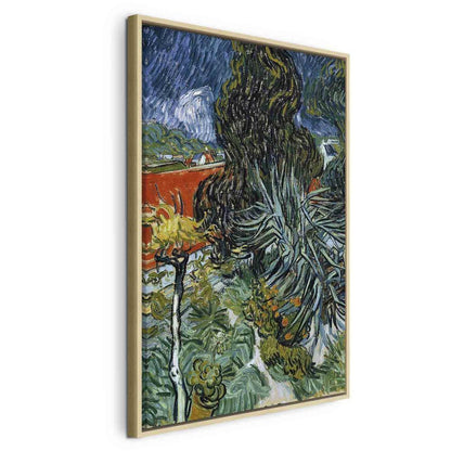 Canvas Print - The Garden of Dr Gachet in Auvers (Vincent Van Gogh)