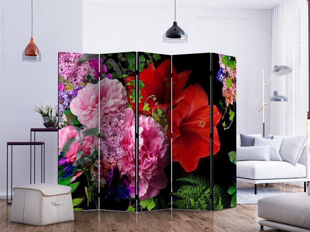 Decorative partition-Room Divider - June Evening II-Folding Screen Wall Panel by ArtfulPrivacy