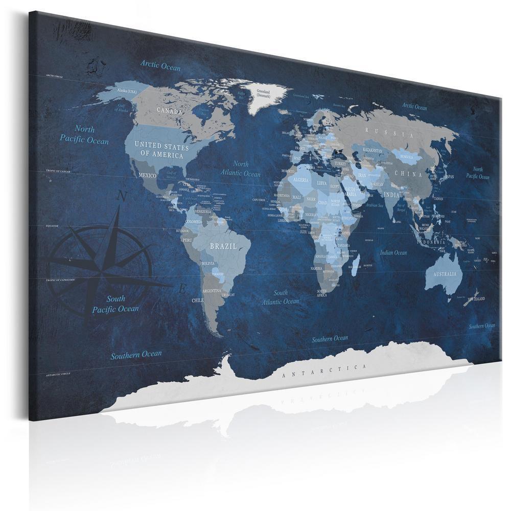 Canvas Print - Dark Blue World