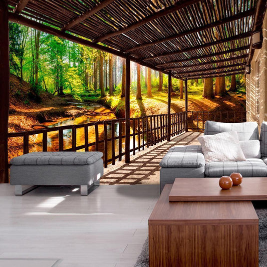 Wall Mural - Getting Back to Nature-Wall Murals-ArtfulPrivacy