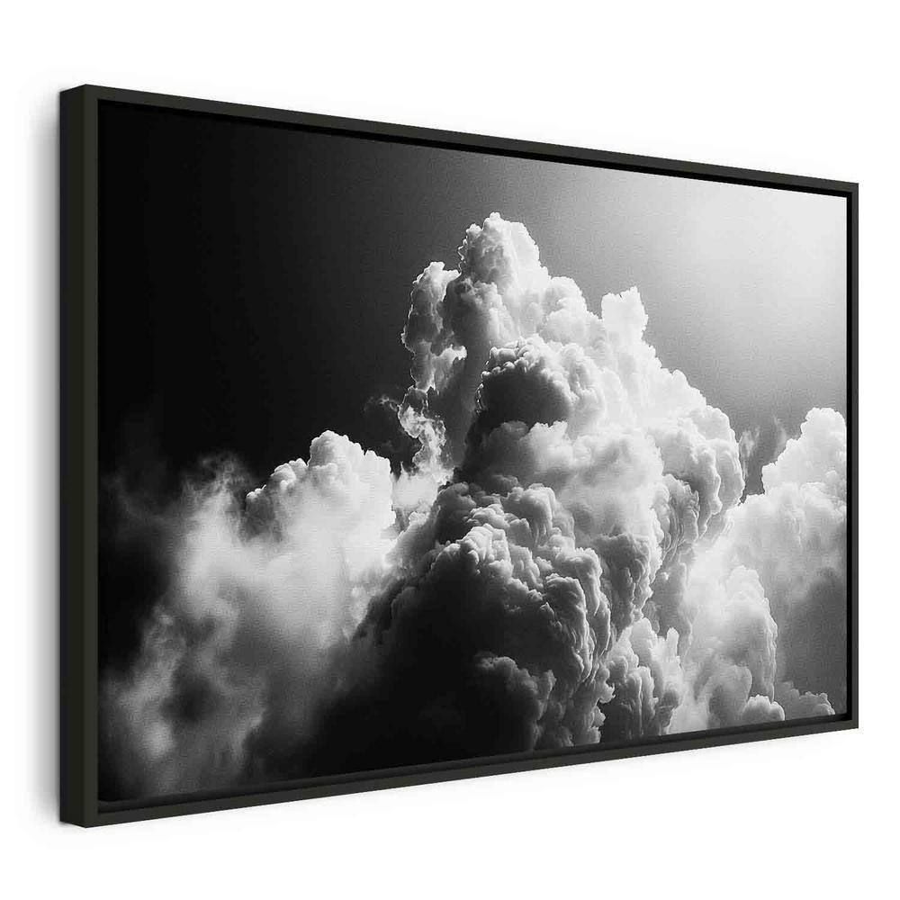 Canvas Print - Clouds Like from Dreams: Let the Sun Illuminate Your Day – A Visual Feast