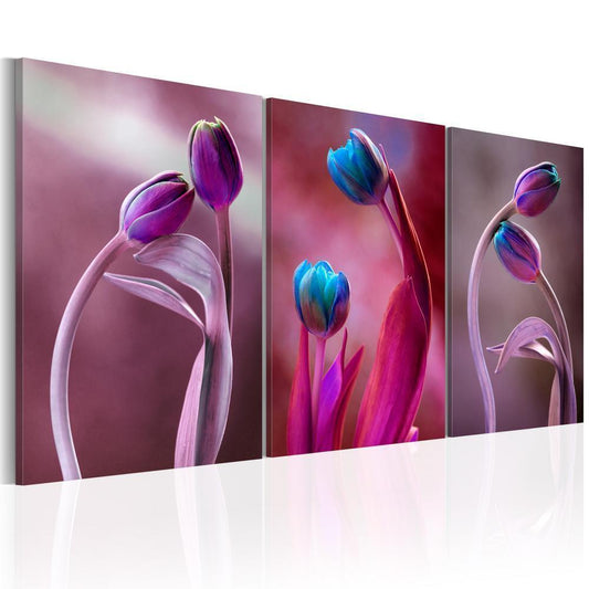Canvas Print - Tulips in Love-ArtfulPrivacy-Wall Art Collection