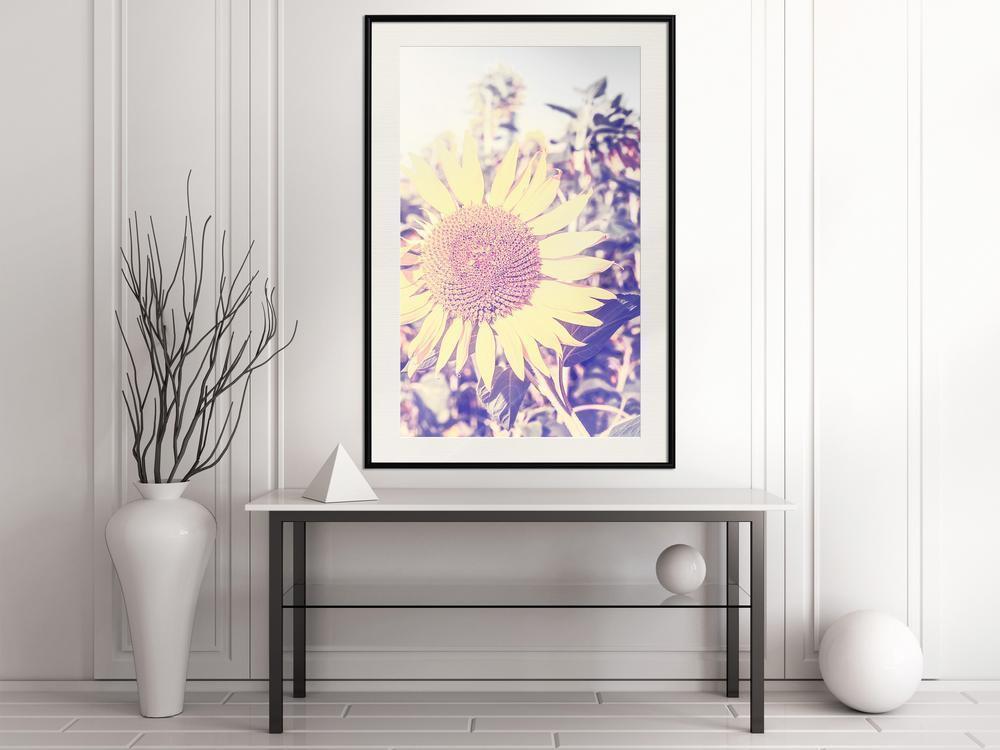 Botanical Wall Art - Facing the Sun-artwork for wall with acrylic glass protection