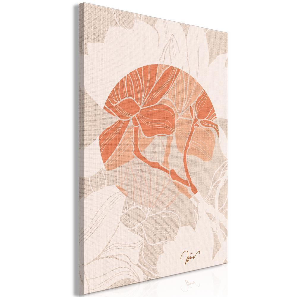 Canvas Print - Stylish Magnolia (1 Part) Vertical-ArtfulPrivacy-Wall Art Collection