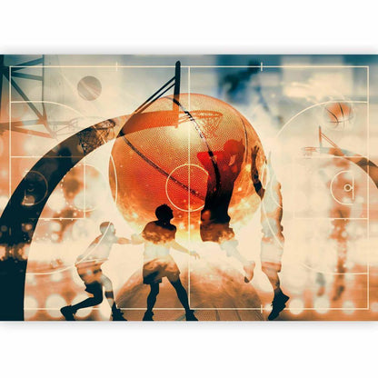 Wall Mural - I love basketball!