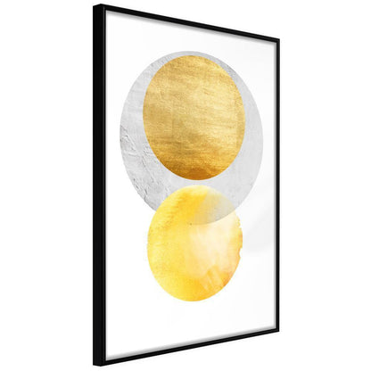 Abstract Poster Frame - Eclipse-artwork for wall with acrylic glass protection