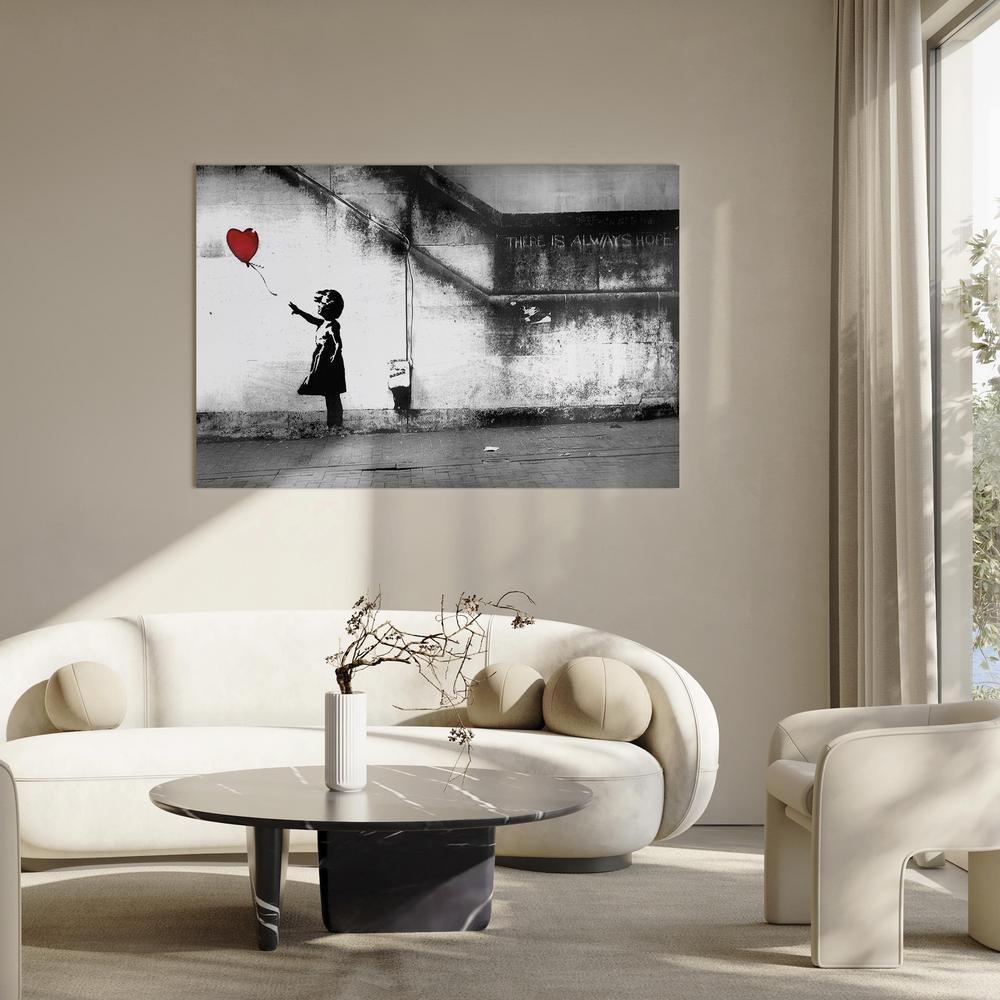 Canvas Print - hope (Banksy)-ArtfulPrivacy-Wall Art Collection