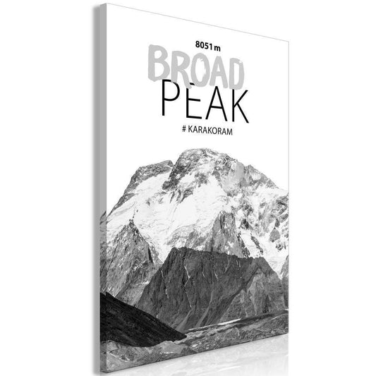 Canvas Print - Broad Peak (1 Part) Vertical