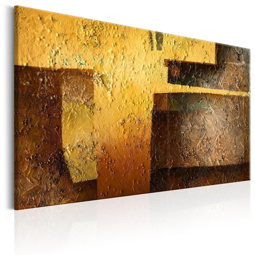 Canvas Print - Golden Modernity-ArtfulPrivacy-Wall Art Collection