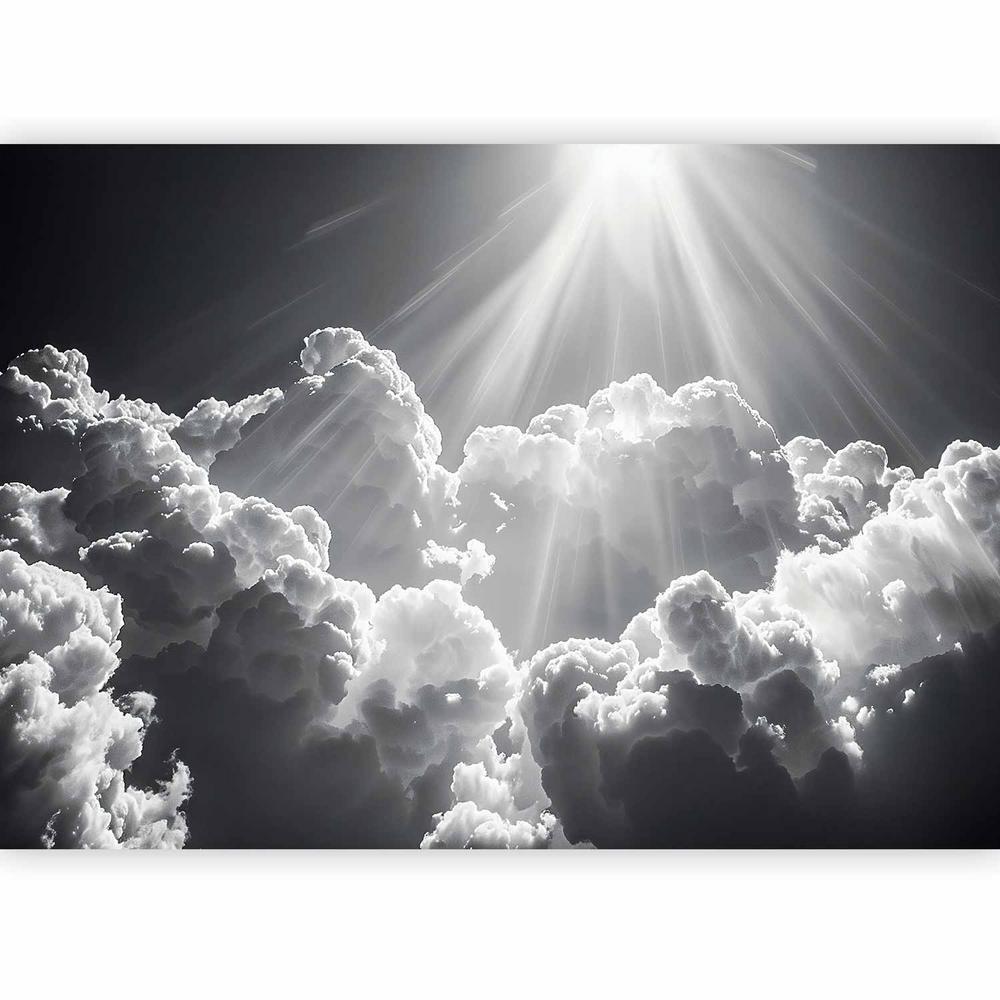 Wall Mural - Hope in the Clouds: Inspiring Rays of the Sun – Awaken Emotions