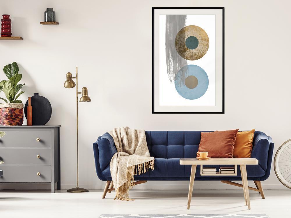 Abstract Poster Frame - Favourite Records-artwork for wall with acrylic glass protection