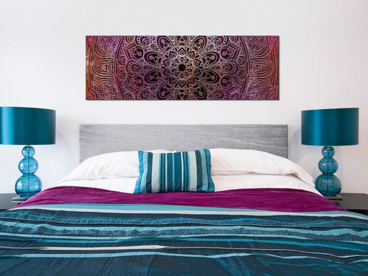 Canvas Print - Mandala: Amethyst Energy-ArtfulPrivacy-Wall Art Collection