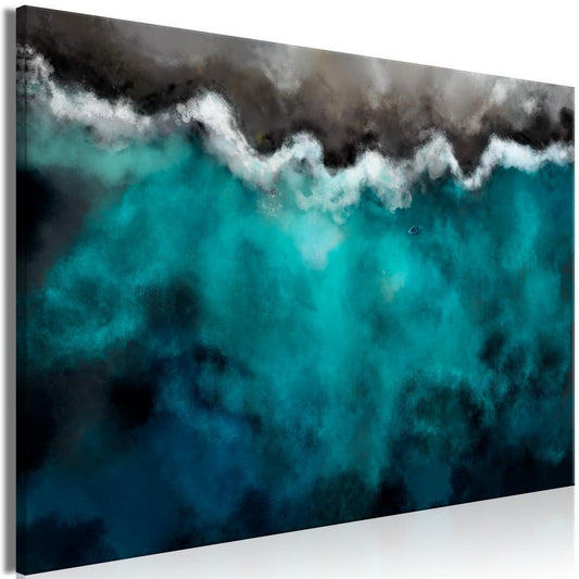 Canvas Print - Blue Lagoon (1 Part) Wide-ArtfulPrivacy-Wall Art Collection