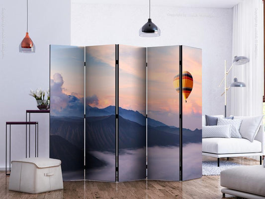 Decorative partition-Room Divider - It Is Worth Dreaming II-Folding Screen Wall Panel by ArtfulPrivacy