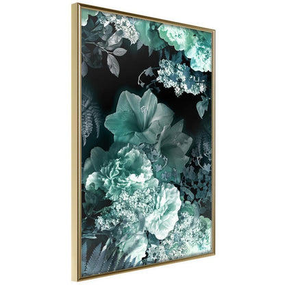 Botanical Wall Art - Frosty Bouquet-artwork for wall with acrylic glass protection