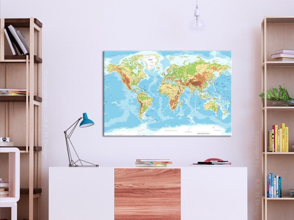 Canvas Print - Hello World (1 Part) Wide-ArtfulPrivacy-Wall Art Collection