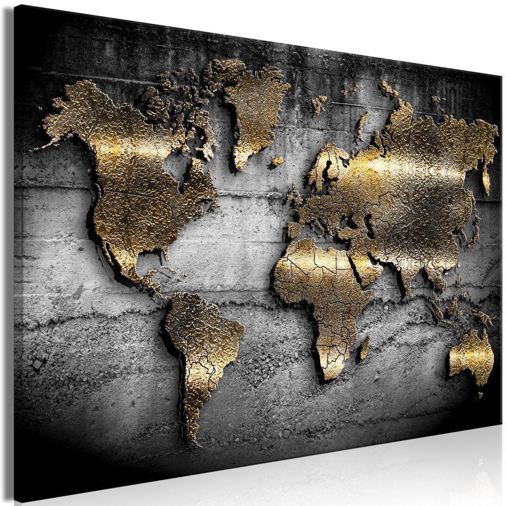 Canvas Print - Jewels of the World (1 Part) Wide-ArtfulPrivacy-Wall Art Collection