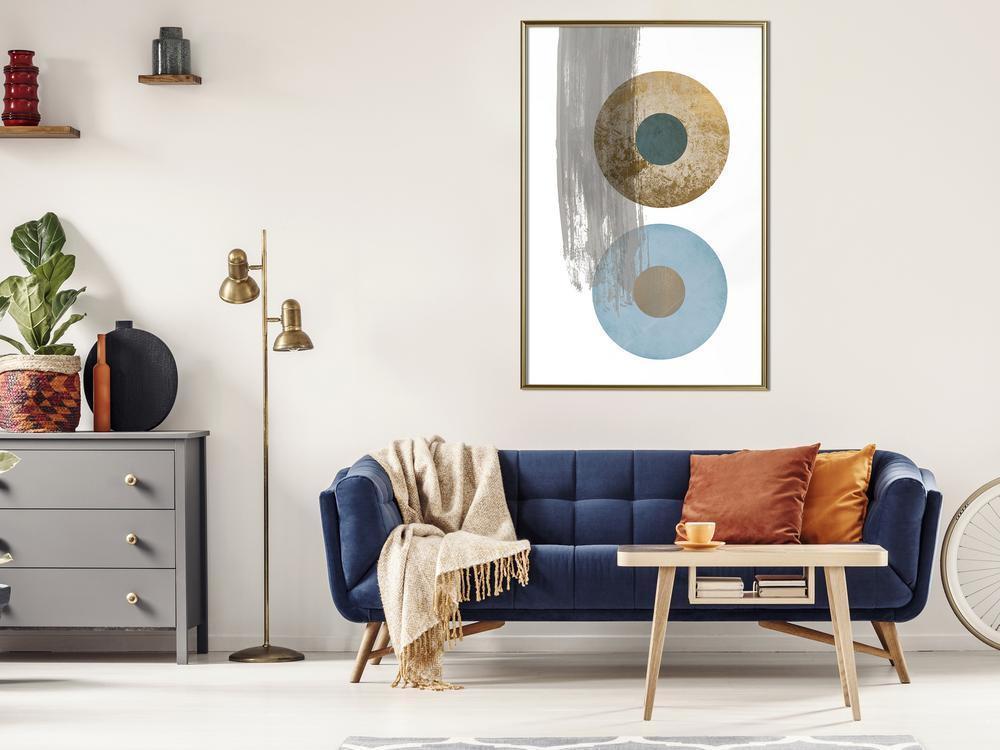 Abstract Poster Frame - Favourite Records-artwork for wall with acrylic glass protection