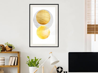 Abstract Poster Frame - Eclipse-artwork for wall with acrylic glass protection