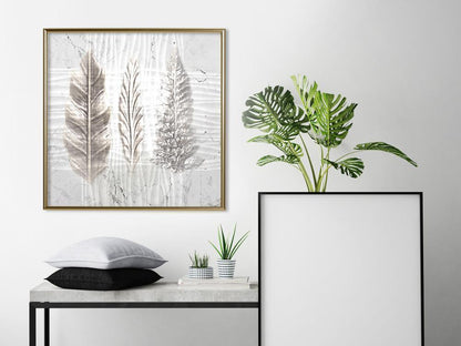 Botanical Wall Art - Three Species-artwork for wall with acrylic glass protection
