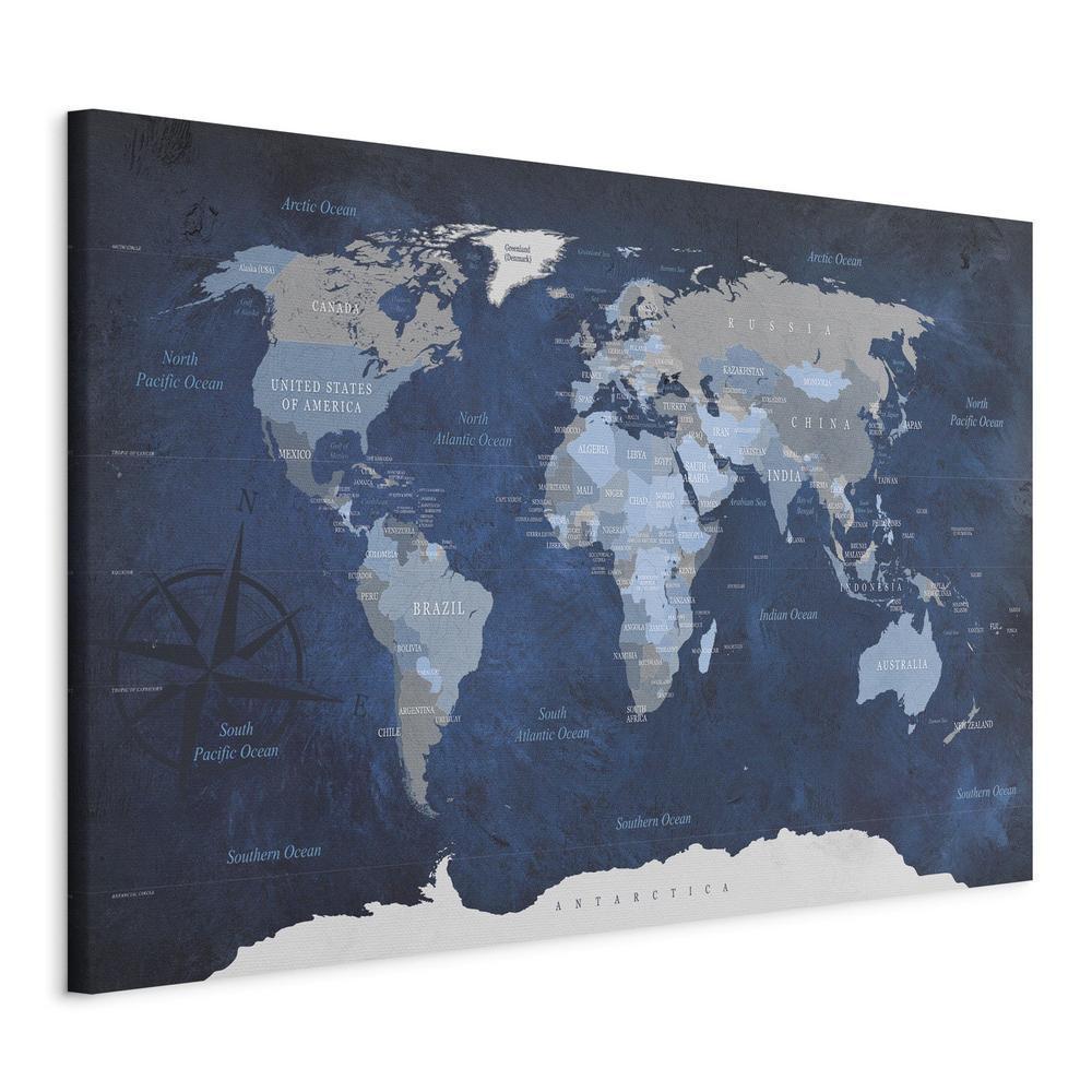 Canvas Print - Dark Blue World