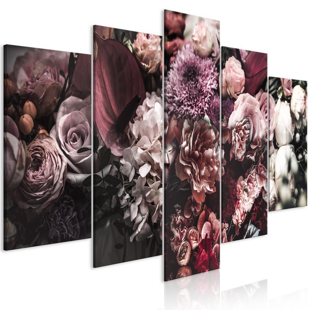 Canvas Print - Dream In the Garden (5 Parts) Wide-ArtfulPrivacy-Wall Art Collection