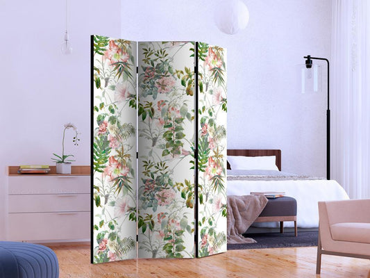 Decorative partition-Room Divider - Beautiful Garden-Folding Screen Wall Panel by ArtfulPrivacy