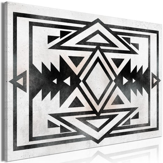 Canvas Print - Ethnic Pattern (1 Part) Wide-ArtfulPrivacy-Wall Art Collection