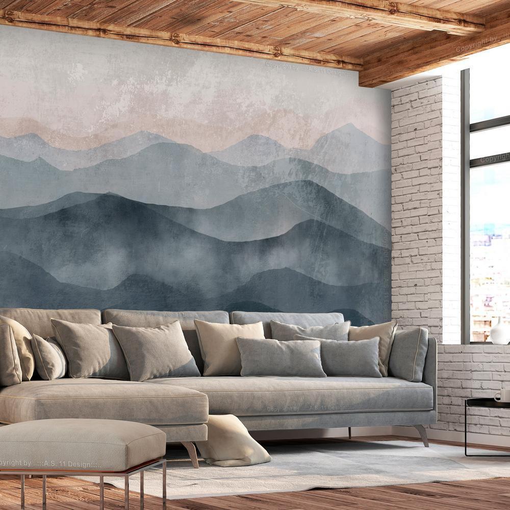 Wall Mural - Blue Mountains-Wall Murals-ArtfulPrivacy