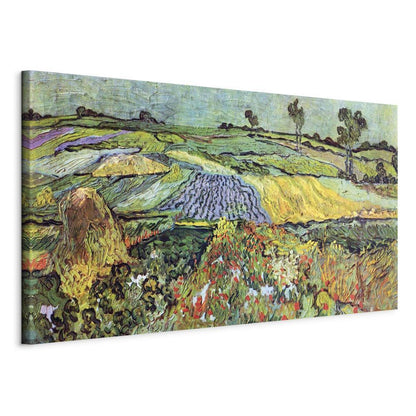 Canvas Print - Fields in Auvers-ArtfulPrivacy-Wall Art Collection