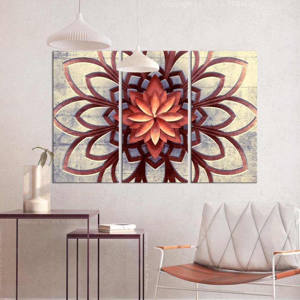 Canvas Print - Fan (3 Parts)-ArtfulPrivacy-Wall Art Collection