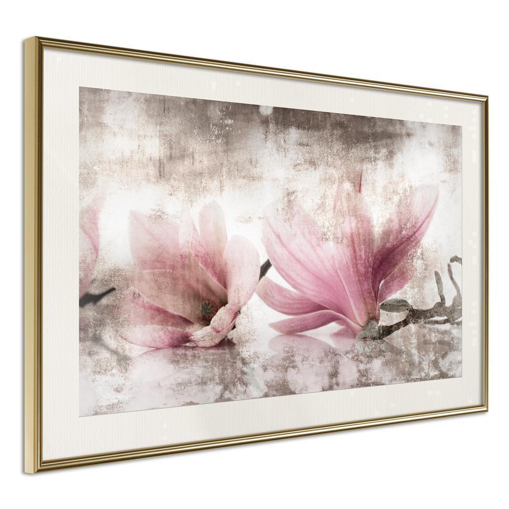 Botanical Wall Art - Picked Magnolias-artwork for wall with acrylic glass protection