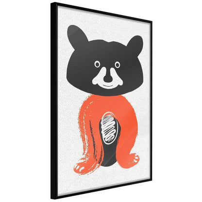 Nursery Room Wall Frame - Little Bear-artwork for wall with acrylic glass protection