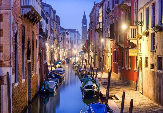 Wall Mural - Evening in Venice-Wall Murals-ArtfulPrivacy