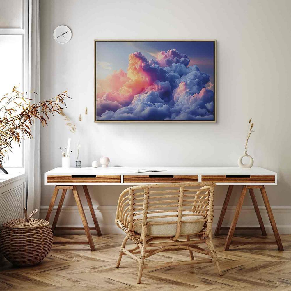 Canvas Print - Clouds Like Painted: Artistic Brushes of Dawn Painting the Sky