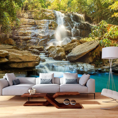 Wall Mural - Waterfall in Chiang Mai Thailand